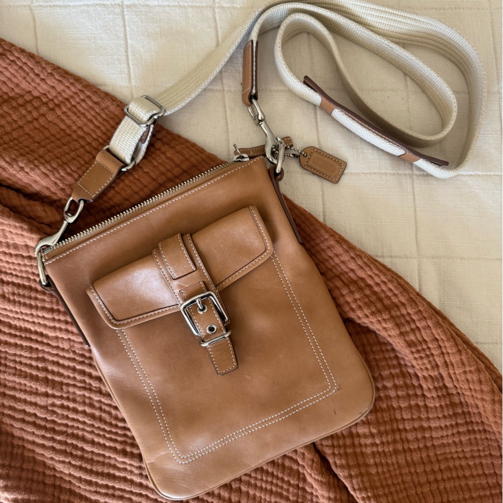 Coach Leather Kitt Crossbody Purse